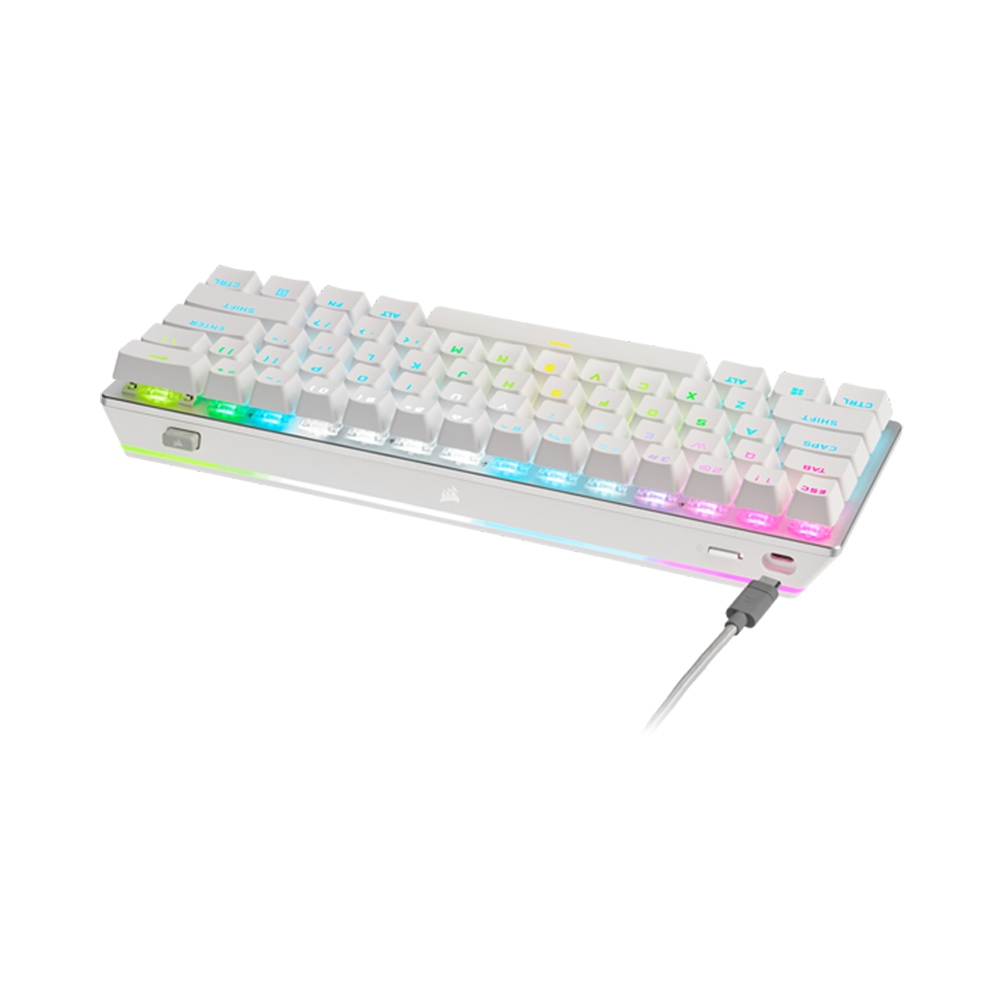 Bàn phím Corsair K70 PRO MINI WIRELESS RGB MX Red - White