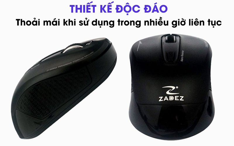Chuột không dây Zadez M325 Tuxedo