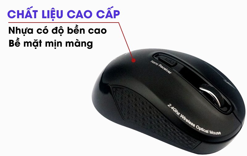 Chuột không dây Zadez M325 Tuxedo