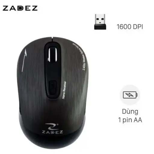 Chuột không dây Zadez M325 Tuxedo